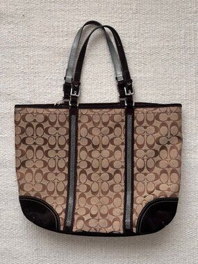 Coach Monogram Tote Bag [Dustbag Included]